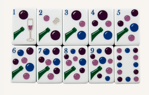 Vineyard Vibes Grape Pattern Mahjong Mat Anti-Slip Foldable Waterproof American Mahjong <b>Table</b> Pad - Product Image 2