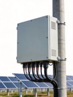 Boîtier de Combinaison Solaire Photovoltaïque DC 16-en-1 MULOYAL C-1, 16 Chaînes DC 1500V, Protection contre la Foudre SPD, IP65, TUV CE