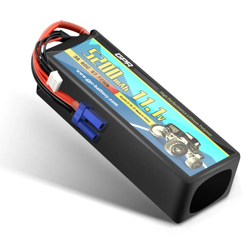OEM RC LiPo Battery 3S 5200MAH 11.1V 140C Hard Case For 1/10 Scale Racing RC Cars LiHV