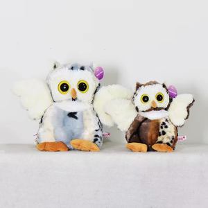 Cute Cartoon Owl <b>Plush</b> Toy Stuffed Doll Display Ornament Decoration Holiday Gift - Product Image 1
