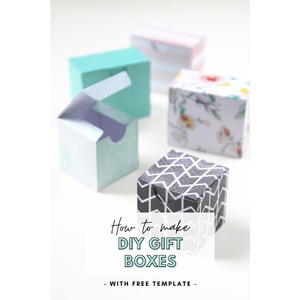 Plantillas de cajas de regalo de papel cuadradas y rectangulares se pueden personalizar según las necesidades. - Product Image 5