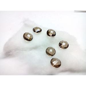 Nueva Llegada, Piedra Preciosa de Cuarzo Ahumado Marrón de 8 mm, Facetada, Tipo Briolette, Hecha a Mano, Natural, Tratada con Calor, Grado AAA, Cambio de Color, Venta al por Mayor - Product Image 4