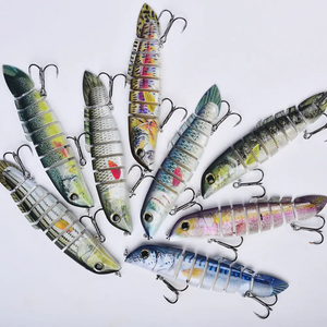 Byloo Fabricant 165mm 42g Pêche Multi Articulé Électronique Automatique 8 Section Robot Leurre <span class=keywords><strong>Poisson</strong></span> - Product Image 2