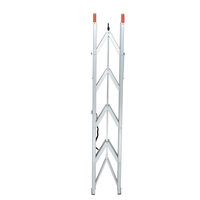 Deliladder 3/4/5/6/7 étapes en aluminium Portable gain de place pédale antidérapante hauteur accessible échelle de bâton pliable