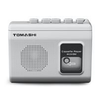 Lecteur de cassette musical compact personnalisé TOMASHI F-119, petit baladeur cassette, lecteur de cassette portable, enregistreur de cassette