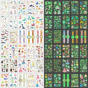 380 styles de tatouages lumineux pour enfants Partywind, sirène, dinosaure, espace, pirate, pas encore d'avis, certifié - Product Image 4