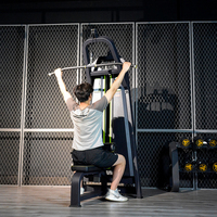 Extension arrière de machine de gymnastique commerciale Lat Pulldown