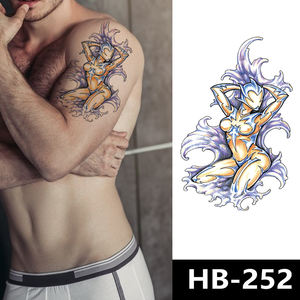 Autocollant de <span class=keywords><strong>tatouage</strong></span> temporaire personnalisé avec des motifs d'animaux et de fleurs, <span class=keywords><strong>tatouage</strong></span> sexy <span class=keywords><strong>pour</strong></span> le bras, autocollants de <span class=keywords><strong>tatouage</strong></span> imperméables <span class=keywords><strong>pour</strong></span> hommes et femmes - Product Image 3
