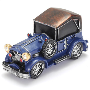 Hucha de resina creativa, adornos para sala de estar, modelo de escritorio de coche Vintage de estilo europeo personalizado - Product Image 1