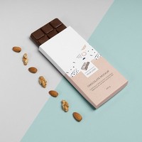 Boîte à chocolat personnalisée en carton alimentaire, boîte cadeau pour mariage avec logo, emballage de luxe, papier couché personnalisé