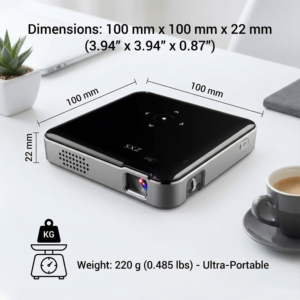 <span class=keywords><strong>Meilleur</strong></span> <span class=keywords><strong>prix</strong></span> P60 Mini projecteur DLP portable intelligent pour smartphone, avec fonction de mise en miroir d'écran, pour les soirées en famille, vidéo, format de poche, tactile, HD, projecteur de films - Product Image 6