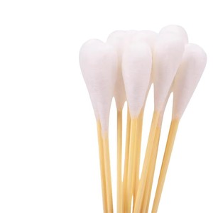 Hisopos médicos de algodón, de mango largo, estériles, extra largos (20 cm), hisopos médicos desengrasantes desechables. - Product Image 3