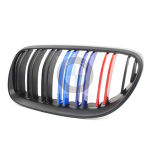 กระจังหน้าทรง M สีดำด้านแบบเส้นคู่ สำหรับ BMW E92 E93 ผลิตจากพลาสติก ABS อะไหล่เปลี่ยนกันชน สำหรับการดัดแปลงและอัปเกรด - Product Image 2