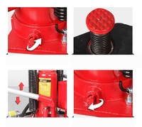 Cric hydraulique pneumatique de 50 tonnes en acier robuste pour levage industriel, équipement de garage et d'atelier