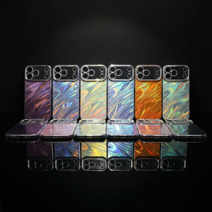 Funda Transparente con Brillantina para iPhone 13 15 16 17 Pro Max, Anti-Amarillamiento, Estilo Femenino y Lindo, Ajuste Delgado, Directo <span class=keywords><strong>de</strong></span> Fábrica - Product Image 1