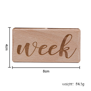 Kỹ thuật số đặt ra khối tăng trưởng kỷ niệm khối gỗ kỷ niệm sinh em bé bằng gỗ hình ảnh kỷ niệm ngày sinh trăng tròn - Product Image 6
