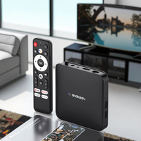 Boîtier TV H96 Max 2025 Original d'usine Lecteur Multimédia Quad Core Amlogic S905L3 4K UHD Android 14 Décodeur Clavier Mini Rétroéclairé