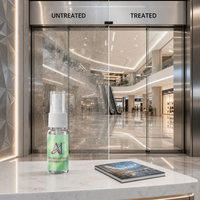 A1 Brand Liquide d'essence pour verre auto-nettoyant de qualité industrielle, écologique, formule modifiée invisible à base de nano-micro-silice céramique
