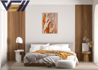 Panneaux muraux intérieurs en bois massif VELL OEM, grain de bois, placage de bois, décoration murale, panneaux muraux sans joint