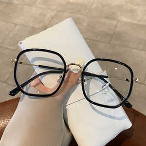 <span class=keywords><strong>Monture</strong></span> <span class=keywords><strong>de</strong></span> lunettes tendance, nouvelle, grande taille, unie, avec un look haut <span class=keywords><strong>de</strong></span> gamme, modèle pour femmes, lunettes photochromiques et anti-lumière bleue - Product Image 6