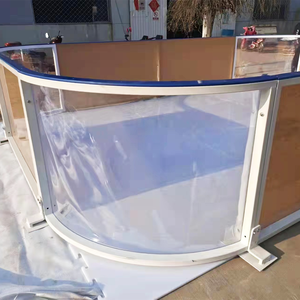 ZSPE अच्छा प्रभाव प्रतिरोधी स्टेडियम बैरियर एचडीपीई प्लास्टिक बाड़ हॉकी आइस रिंक डैशर बोर्ड - Product Image 5