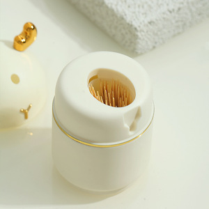 Deer <b>Toothpick</b> Holder Silver Gold PP Portable Household <b>Toothpick</b> Container - Product Image 3