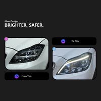 Adapté aux modèles Mercedes-Benz W218 CLS260 et CLS320 de 2012 à 2017, mise à niveau des phares bas de gamme vers des phares haut de gamme.