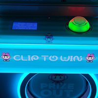 Distributeur automatique de prix à thème dessin animé avec éclairage LED dégradé pour centre commercial