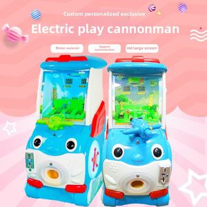 Machine d'arcade à monnayeur pour enfants, type grue, avec tir de canons de jouets en capsules, équipement de divertissement, cadeau pour 6 ans et plus - Product Image 2