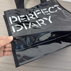 Bolso de Mano de TPU con Estampado Completo Negro en Oferta, 38*35*8cm, Bolso de Mujer - Product Image 6