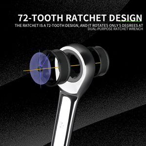 High Quality Chrome Open End Combination Ratchet <strong>Wrench</strong> Set Dual Purpose Steel Alloy <strong>Torque</strong> Spanner Dual Alloy <strong>Torque</strong> Spanner - Product Image 3