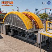 Attraction de parc d'attractions familial : Manège portable Disco Tagada, Manèges Extrêmes avec remorque, Équipement de fête foraine