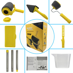 <b>Paint</b> Roller Foam 6.1 Inch Yellow Cageless Frame Diy Paintbrush - Product Image 4