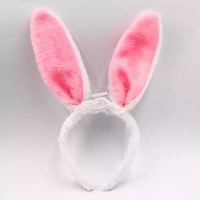 Bandeau lumineux LED oreilles de lapin pas cher pour fête de Pâques, accessoire lumineux pour cheveux