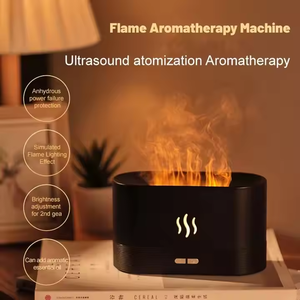 Humidificador de llama ultrasónico USB de 7 colores de iluminación, difusor de Aroma de aceite esencial, lámpara difusora de aceite de Aroma de llama de fuego colorida Led - Product Image 2
