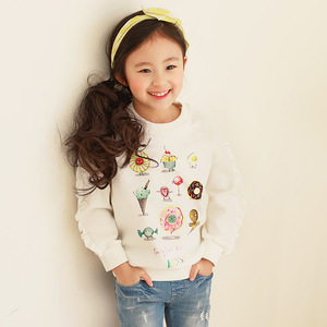 Blouse élégante à volants latéraux pour enfants, nouveau design coréen, boutique en ligne Chine - Product Image 1