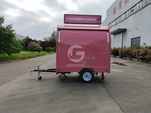 Etodevice Remolque de catering para kebab y café, carrito móvil de apoyo, pequeña caravana de comida de pollo, remolque de panadería - Product Image 3