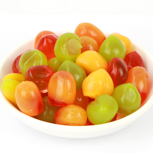Bonbons gélifiés en gros personnalisés, bon marché, à la pêche, au raisin et à la mangue, bonbons gélifiés aux fruits pelables, bonbons gélifiés pelables, confiserie douce en vrac, en boîte - Product Image 5