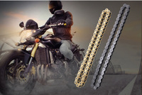 Chaîne de transmission de moto de haute qualité 76L ensemble de chaînes de moto 420 428 520 530 chaîne de moto