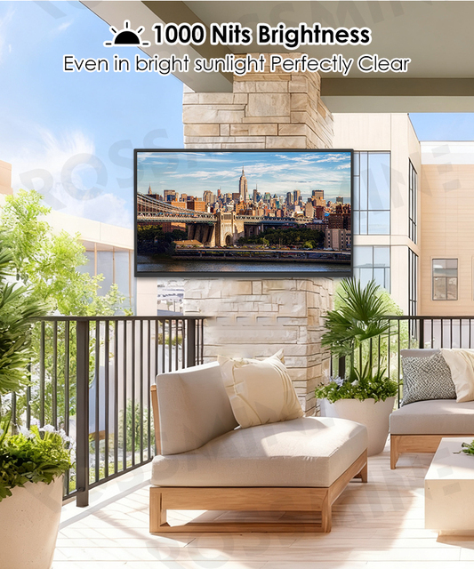 65 INCH INDOOR Television 4K Outdoor TV Power-saving2500nits Waterproof Tv
