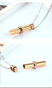 จี้ขวดน้ำหอมเปิดได้รูปทรงขวดน้ำหอม "Together Forever" สำหรับใส่เถ้ากระดูก  ทำจากสแตนเลสสตีล เป็นเครื่องประดับที่ระลึก - Product Image 6