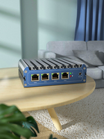Mini Ordenador Guanfeng J1900 J3160 J3455 J4205 de Cuatro Núcleos a 2.0GHz, 2/4/8GB, 32/128GB DDR3L, 4*i211 NICs, Firewall, Mini PC Pfsense