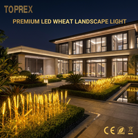 TOPREX Éclairage LED en forme de blé pour décoration extérieure de mariage, utilisation en mer de fleurs, DC24V, blanc chaud, romantique, pour parcs et éclairage de vacances