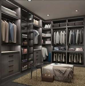 Balom 2025 Armoire ouverte pour chambre à coucher, dressing, armoires en bois sur mesure, design moderne pour vestiaire - Product Image 3