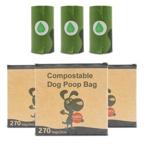 Custom Leak-proof 100% <b>Compostable</b> Pet Poop <b>Bag</b> Biodegradable Plastic Pet Garbage <b>Bag</b> - Product Image 1