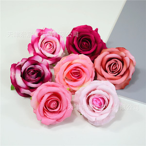 Cabezas de Rosa de Terciopelo Artificial Dongchen Crafts, Flores de Seda para Decoración de Bodas, Decoración del Hogar, Accesorios de Fotografía para Exteriores - Product Image 3