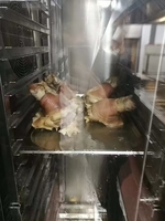 Four combiné commercial à écran tactile intelligent - 18 plateaux, conception au gaz Rational pour une cuisson professionnelle