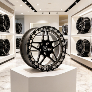 Jantes de course FHJ 17 18 pouces 5x112 5x114.3 5x120 en alliage forgé avec système Beadlock pour Mustang Chevrolet <span class=keywords><strong>Camaro</strong></span> <span class=keywords><strong>SS</strong></span> Nissan Toyota - Product Image 2