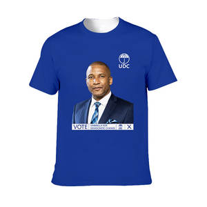 Gahumi Factory Direct T-Shirt Homme Haute Qualité Chine Yiwu Botswana Election Print Anti-Wrinkle Quick Dry Polyester/Poly Cotton - Product Image 1