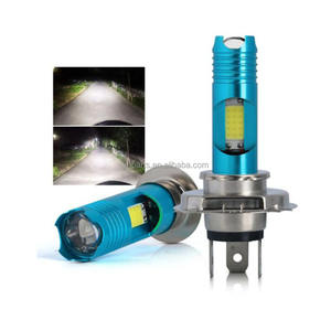 Ampoules de phare de <span class=keywords><strong>moto</strong></span> LED H4 H6 BA20D COB Chips H7 H6 BA20D H4 P15D 6000K 800LM RGB Lumière de scooter blanche Accessoires de <span class=keywords><strong>moto</strong></span> - Product Image 4